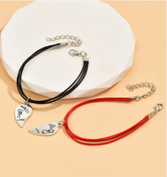 De Base Style Simple Style Classique Humain Géométrique Alliage Cire Corde Coupler Bracelets main image 3