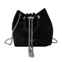 Women's Medium Pu Leather Solid Color Classic Style Streetwear String Crossbody Bag sku image 4