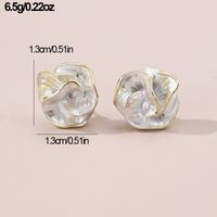 1 Pair IG Style Elegant Sweet Irregular Heart Shape Flower Inlay Sterling Silver Artificial Pearls Drop Earrings Ear Studs main image 2