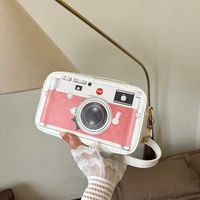 Mujeres Medio Lienzo Cámara Estilo Vintage Cremallera Estuche Para La Camara main image 4