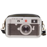 Women's Medium Canvas Camera Vintage Style Zipper Camera Bag sku image 2