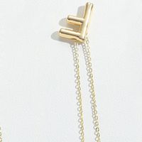 Le Cuivre Style Moderne Style Simple Commuer Lettre Pendentif sku image 6