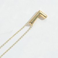 Copper Modern Style Simple Style Commute Letter Pendant Necklace sku image 12