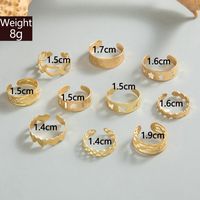 Hawaiian Modern Style Cool Style Geometric Solid Color Flower Alloy Wholesale Toe Rings main image 2