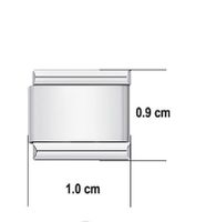 1 Pièce 10*9mm Acier Inoxydable 304 Plaqué Or Ovale Forme De Cœur Œil Brillant Module Bracelet main image 2