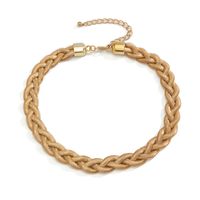 Wholesale Jewelry Simple Style Classic Style Solid Color Iron Chain Necklace main image 5