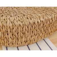 Women's Large Paper String Solid Color Vacation Beach Weave Open Straw Bag main image 3