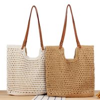 Women's Vacation Beach Solid Color Cotton Shopping Bags main image 1