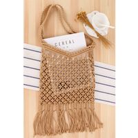 Women's Vacation Beach Solid Color Cotton Shopping Bags main image 3