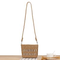 Women's Vacation Beach Solid Color Paper String Shopping Bags sku image 2