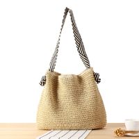 Women's Vacation Beach Solid Color Paper Shopping Bags sku image 1