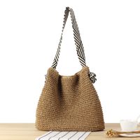 Women's Vacation Beach Solid Color Paper Shopping Bags sku image 2