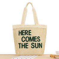 Women's Beach Classic Style Letter Paper Shopping Bags sku image 1