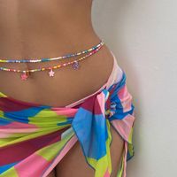 Hawaïen Dame Sexy Géométrique Alliage Perle De Rocaille De Gros Chaîne De Taille main image 5