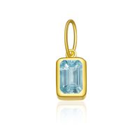 1 Piece 5*8mm Hole 5~5.9mm Sterling Silver Zircon 18K Gold Plated Rectangle Polished Pendant Chain Jump Ring sku image 17