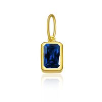 1 Piece 5*8mm Hole 5~5.9mm Sterling Silver Zircon 18K Gold Plated Rectangle Polished Pendant Chain Jump Ring sku image 24