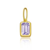 1 Piece 5*8mm Hole 5~5.9mm Sterling Silver Zircon 18K Gold Plated Rectangle Polished Pendant Chain Jump Ring sku image 26