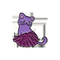 Cartoon-Stil Süß Katze Zinklegierung Überzug Unisex Broschen sku image 3