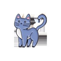 Cartoon Style Cute Cat Zinc Alloy Plating Unisex Brooches sku image 6