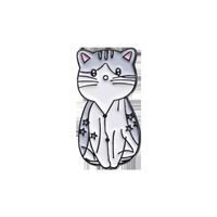 Cartoon-Stil Süß Katze Zinklegierung Überzug Unisex Broschen sku image 8
