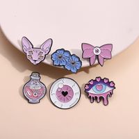 IG Style Cool Style Eye Flower Butterfly Zinc Alloy Plating Unisex Brooches main image 4