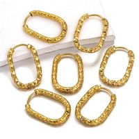 1 Pair 304 Stainless Steel Gold Plated Solid Color Hook Earring Findings main image 5