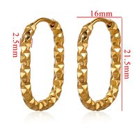 1 Pair 304 Stainless Steel Gold Plated Solid Color Hook Earring Findings sku image 3