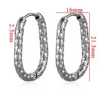 1 Pair 304 Stainless Steel Gold Plated Solid Color Hook Earring Findings sku image 2