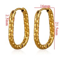 1 Pair 304 Stainless Steel Gold Plated Solid Color Hook Earring Findings sku image 4
