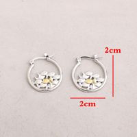 1 Pair Retro Geometric Plating Zinc Alloy Gold Plated Earrings main image 3