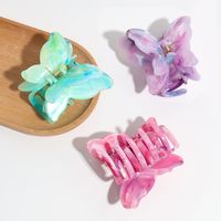 Women's Simple Style Classic Style Butterfly Plastic Resin Butterfly Hair Claws main image 4