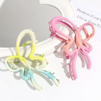 Women's Simple Style Classic Style Color Block Zinc Alloy Hollow Out Hair Claws main image 4