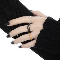 Sterling Silver Gold Plated Simple Style Classic Style Plating Solid Color Rings main image 5