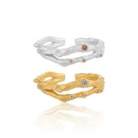 Sterling Silber Einfacher Stil Klassischer Stil Inlay Einfarbig Strasssteine Ringe main image 5