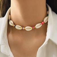 Großhandel Schmuck Hawaiisch Ferien Moderner Stil Geometrisch Seestern Legierung Hülse Perlen Halskette sku image 4