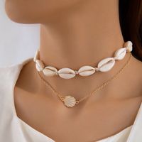 Großhandel Schmuck Hawaiisch Ferien Moderner Stil Geometrisch Seestern Legierung Hülse Perlen Halskette sku image 8