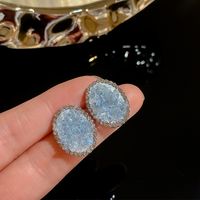 1 Pair Simple Style Butterfly Inlay Alloy Opal Ear Studs sku image 28