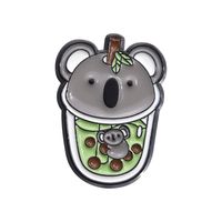 Cute Animal Cup Zinc Alloy Plating Unisex Brooches sku image 3