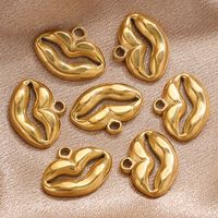5 Pieces 304 Stainless Steel Lips Pendant main image 1