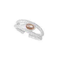 Sterling Silber Einfacher Stil Klassischer Stil Inlay Einfarbig Strasssteine Ringe main image 2