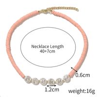 Großhandel Schmuck Lässig Hawaiisch Bohemien Geometrisch Kunststoff Türkis Weichen Lehm Perlen Halskette main image 3