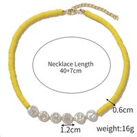 Großhandel Schmuck Lässig Hawaiisch Bohemien Geometrisch Kunststoff Türkis Weichen Lehm Perlen Halskette sku image 5