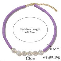 Großhandel Schmuck Lässig Hawaiisch Bohemien Geometrisch Kunststoff Türkis Weichen Lehm Perlen Halskette main image 4