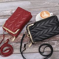 Women's Medium Pu Leather Solid Color Vintage Style Classic Style Zipper Long Wallets main image 4
