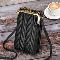 Women's Medium Pu Leather Solid Color Vintage Style Classic Style Zipper Long Wallets main image 3