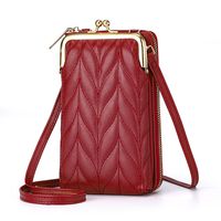 Women's Medium Pu Leather Solid Color Vintage Style Classic Style Zipper Long Wallets main image 2