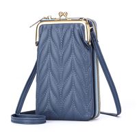 Women's Medium Pu Leather Solid Color Vintage Style Classic Style Zipper Long Wallets sku image 2