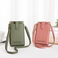 Women's Medium Pu Leather Solid Color Basic Classic Style Square Zipper Phone Wallets main image 6