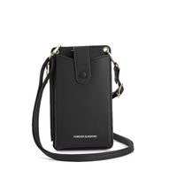 Women's Medium Pu Leather Solid Color Basic Classic Style Square Zipper Phone Wallets sku image 4