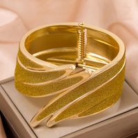 Exaggerated Modern Style Geometric Angel Wings Alloy Women's Bangle main image 1